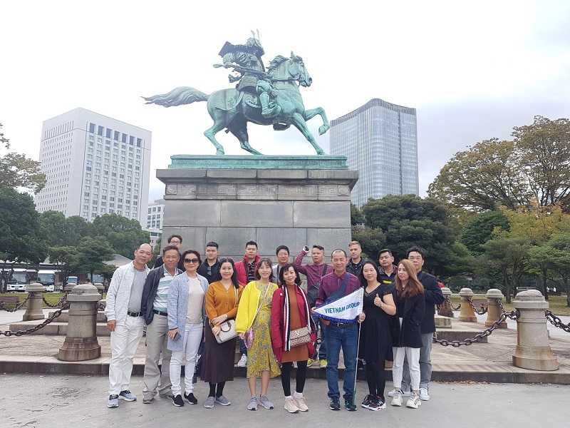 Hình ảnh đoàn tour Nhật Bản 5N4Đ khởi hành 31/10/2019