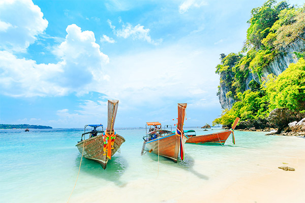 Du lịch biển rất phổ biến ở Thái Lan. Du lịch biển rất phổ biến ở Thái Lan