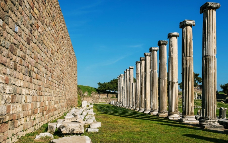 Tàn tích bệnh viện cổ nổi tiếng Asklepios. Tàn tích bệnh viện cổ nổi tiếng Asklepios