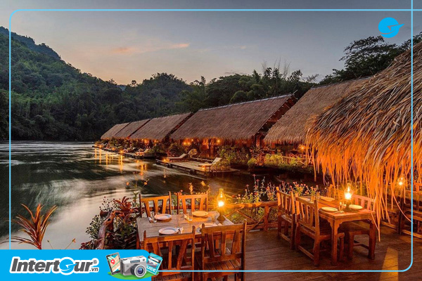 River Kwai Jungle Rafts Resort khi tham gia tour Bangkok
