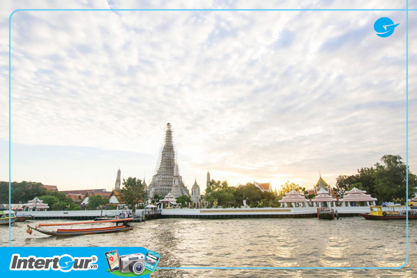 Sông Chao Phraya đầy thơ mộng trong tour du lịch Thái Lan