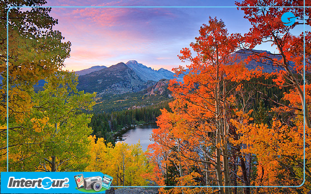 Du lịch Mỹ mùa thu lá đỏ tại vườn quốc gia Rocky, Colorado