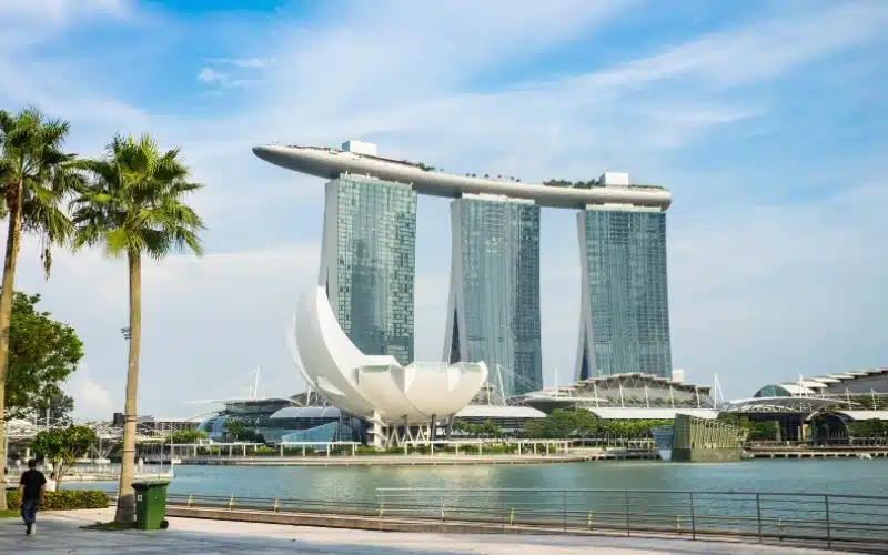 Khu phức hợp Marina Bay Sand nổi tiếng của Singapore. Marina Bay Sand