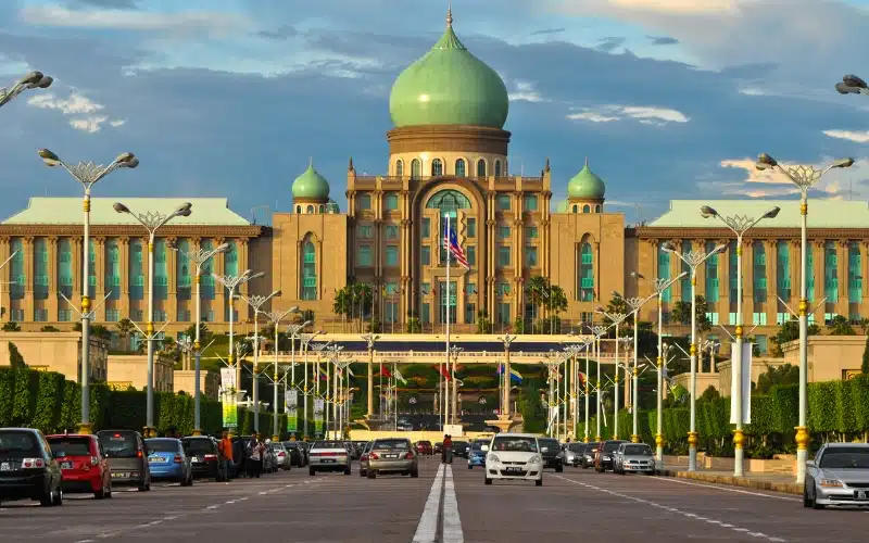 Toàn cảnh văn phòng của thủ tướng Malaysia. Perdana Putra