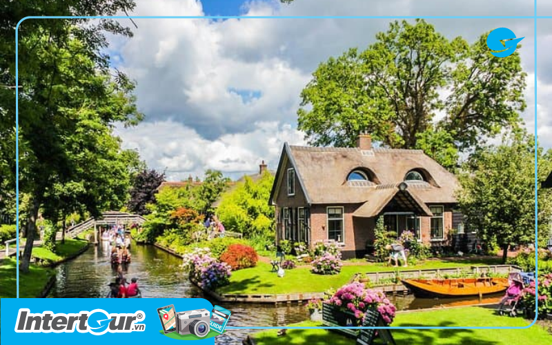 dia diem du lich ha lan lang Giethoorn