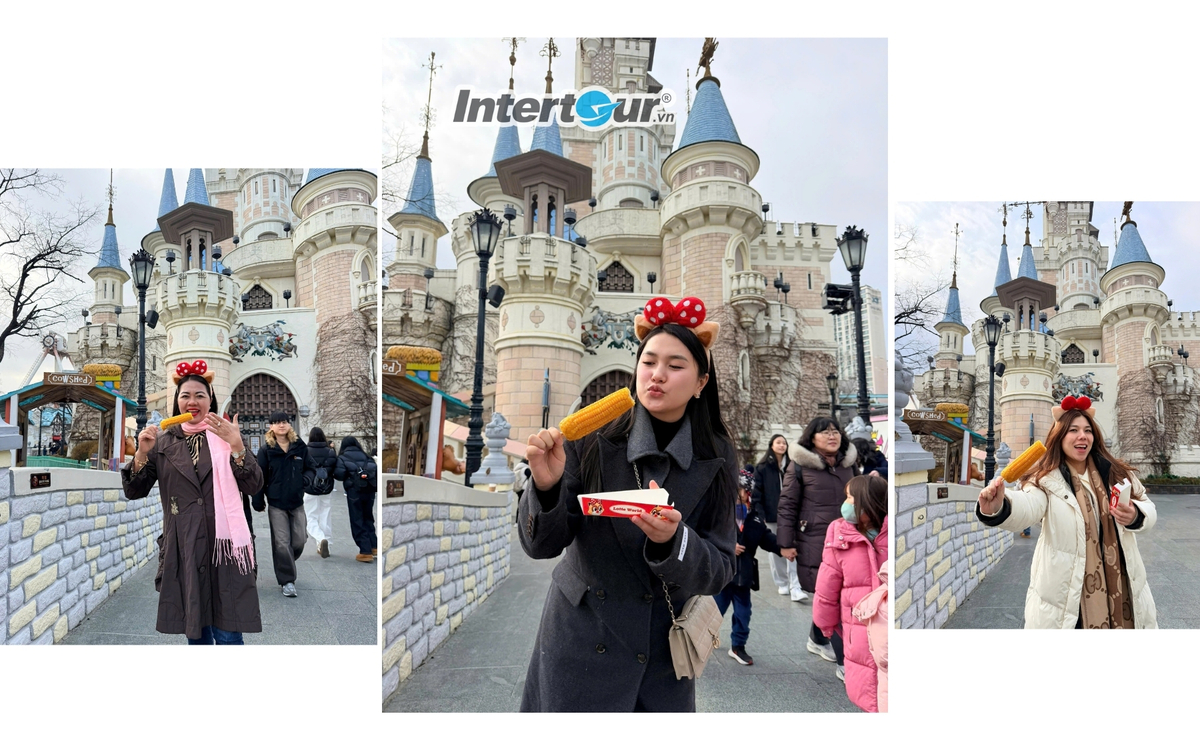 Check-in cháy máy ở Lotte World. Lotte World