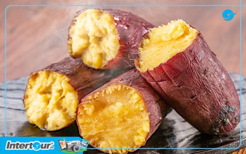 Khám phá Nhật Bản - Khoai lang nướng Yakiimo thơm lừng