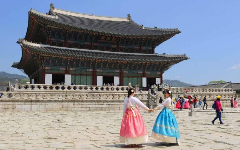 Cung điện Gyeongbokgu biểu tượng văn hóa lịch sử Hàn Quốc. Cung điện GYeongbokgung Hàn Quốc