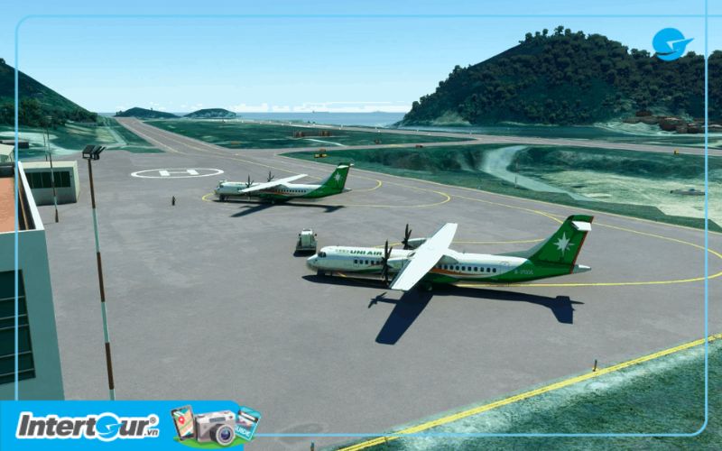 Máy bay của UNI Air đang đậu trên đảo Mã Tổ. Máy bay của UNI Air đang đậu trên đảo Mã Tổ.
