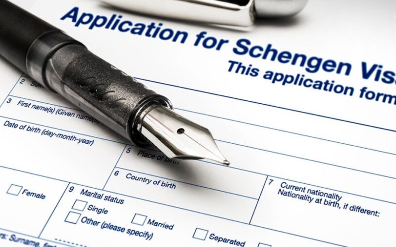 Mẫu tờ đơn xin visa du lịch Bỉ. Xin visa Schengen đi du lịch Bỉ