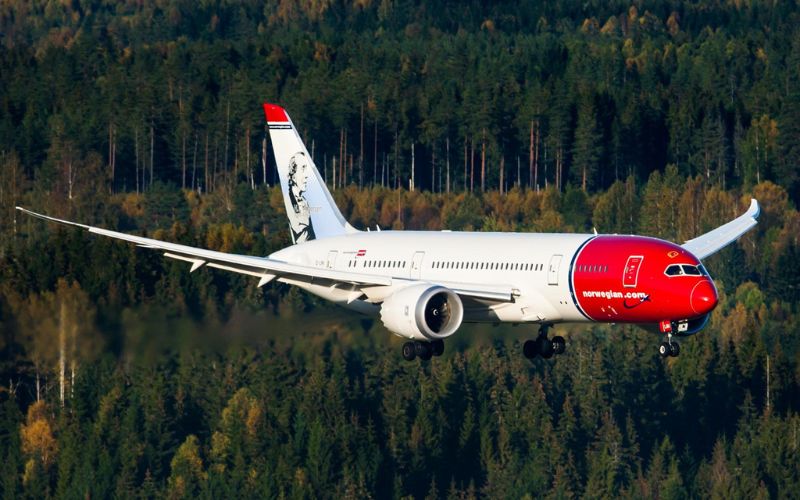 Hãng hàng không Norwegian Air. Máy bay