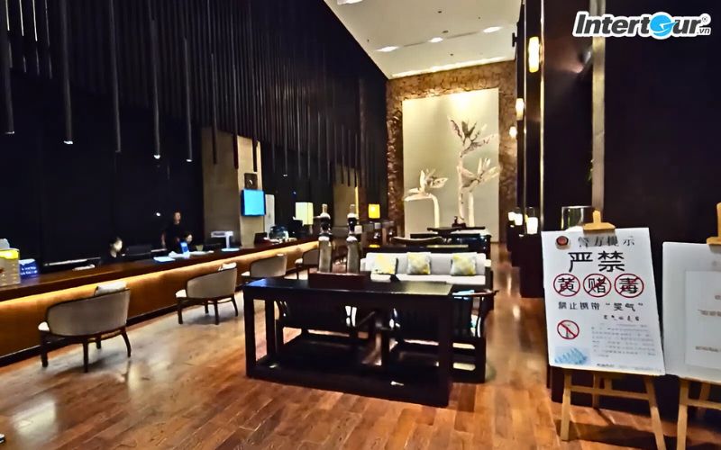 Sảnh khách sạn 5 sao ở Hàng Châu. Sảnh khách sạn 5 sao ở Hàng Châu