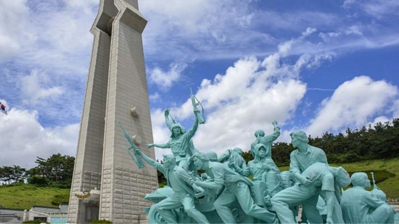 Công viên Tưởng niệm 5·18 ở Gwangju, Hàn Quốc