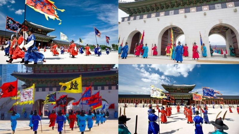 Cổng Gwanghwamun và Nghi lễ đổi gác