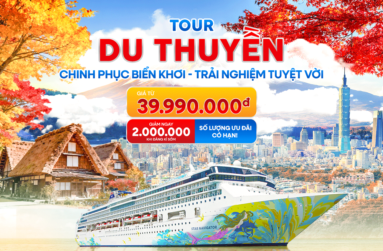 Banner du thuyền mùa thu Intertour 2026