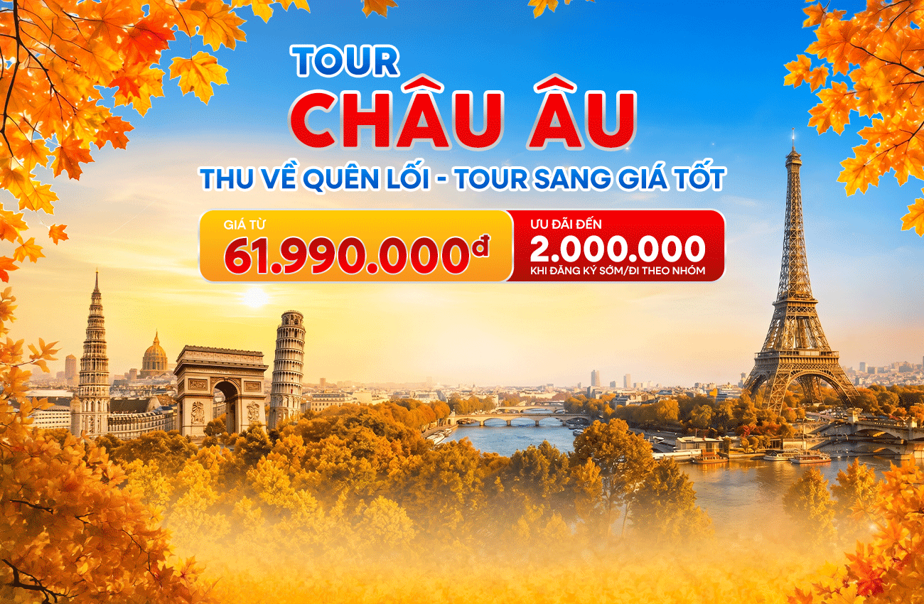 Banner châu Âu mùa thu Intertour 2026